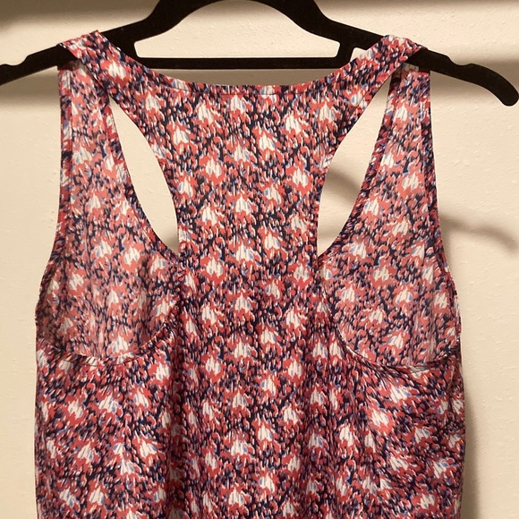 Collective Concepts heart print hi-lo racer back sleeveless top Size Small - Picture 6 of 6